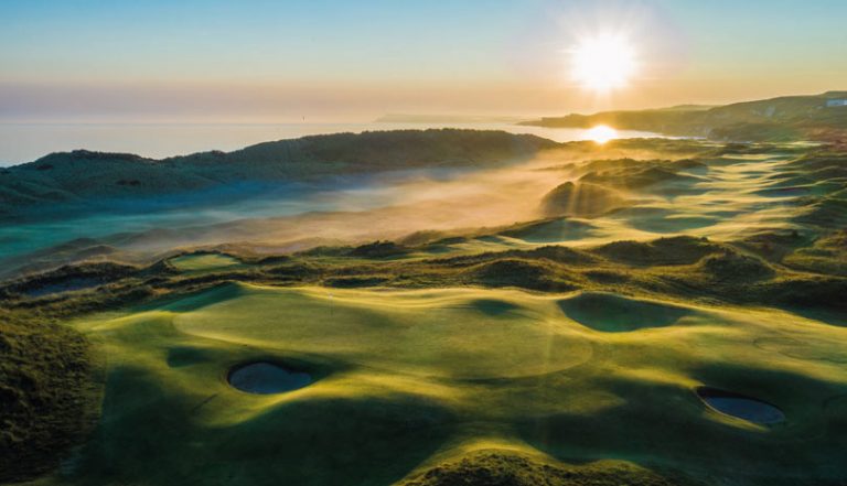 Dunluce Links en Irlanda