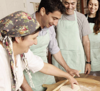 Curso de cocina en Costa NAvarino